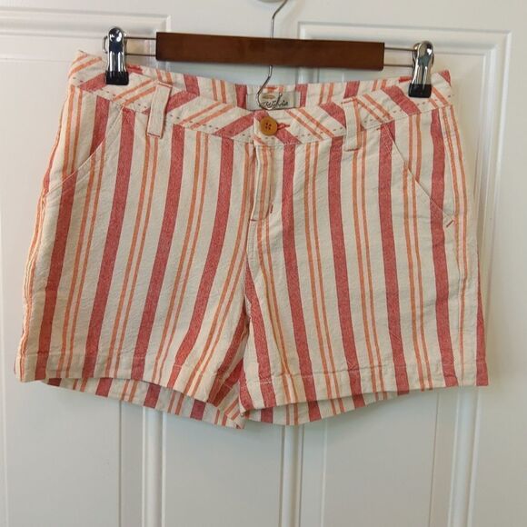 Bass Pro Bob Timberlake stripe four pocket zip front shorts - Picture 1 of 9